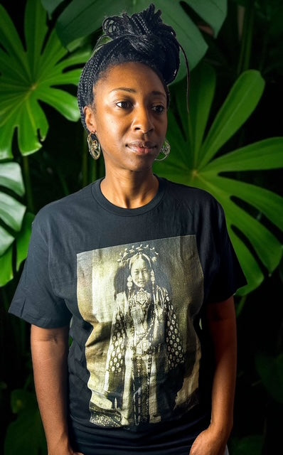 Vintage Tibetan Woman Tee Shirt