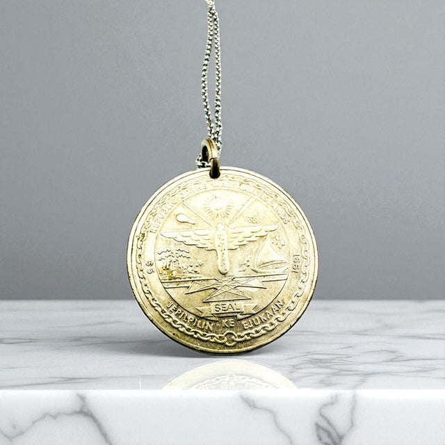 Vintage 1991 Five Dollar US Coin Necklace