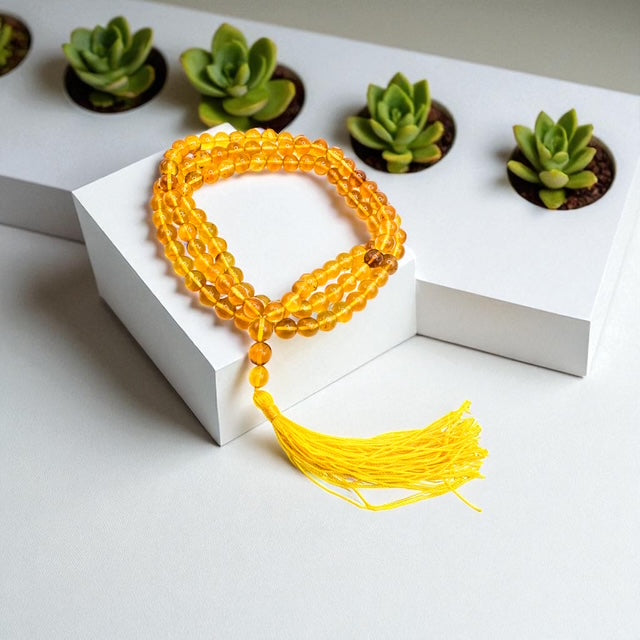 Baltic Amber Mala Necklace